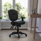 Flash Furniture Leather Contemporary Chair, 18-1/4" to 21-1/2", Adjustable Arms, Black LeatherSoft GO-930F-BK-LEA-ARMS-GG - alternate 6